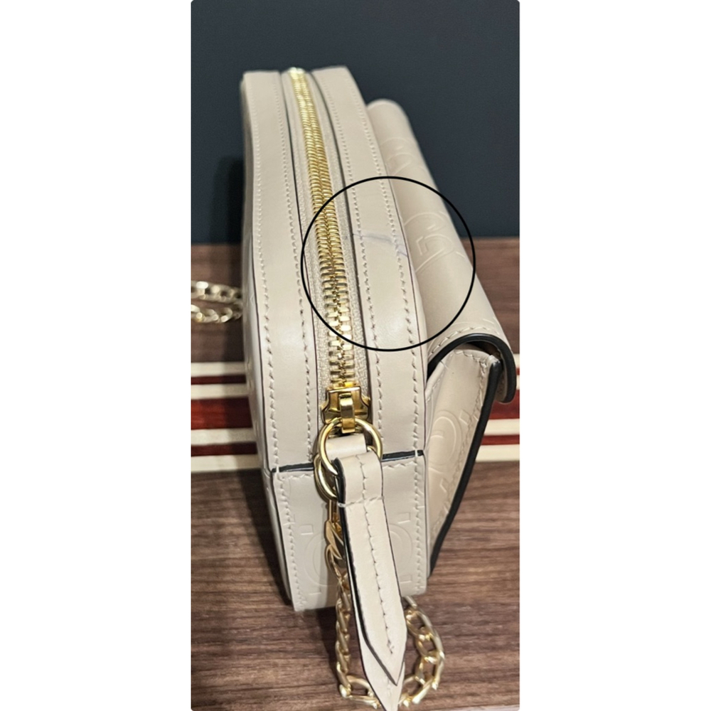 Gucci Jumbo GG Embossed Super Mini Shoulder Bag w/ Unbranded Strap - Picture 16 of 16